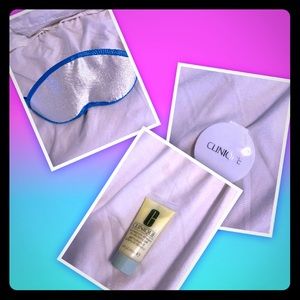 Clinique moisture gel / matte blotting powder